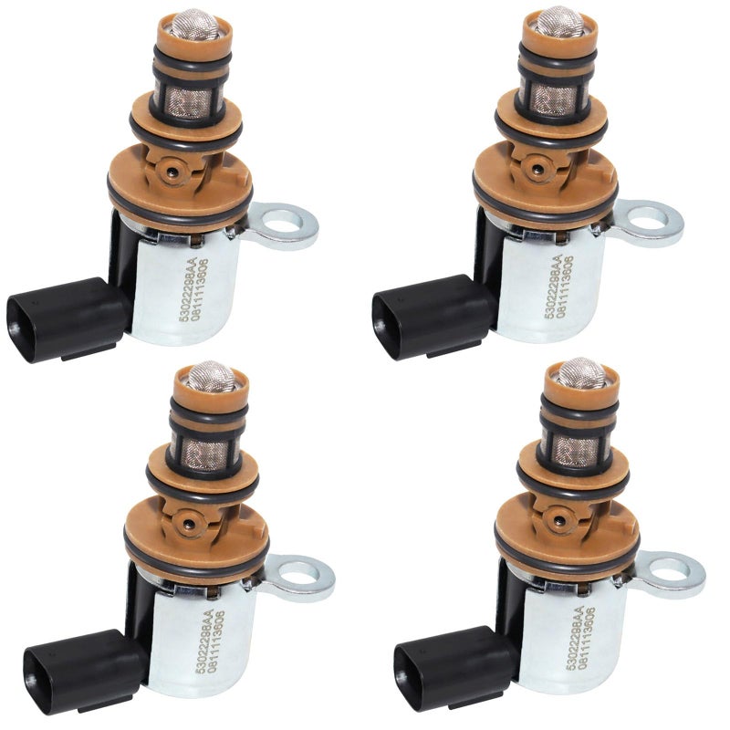 OSKYUO 4 Pack Engine Multiple Displacement System Solenoid 53022298AA Compatible with 10-24 Dodge Ram 1500 Challenger Charger Durango Jeep Commander Grand Cherokee Ram 2500 3500 Chrysler 300 5.7L 6.4L - Image 1